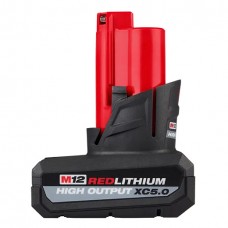 Milwaukee M12™ REDLITHIUM™ HIGH OUTPUT™ XC5.0 Battery Pack Milwaukee M12™ REDLITHIUM™ HIGH OUTPUT™ XC5.0 Battery Pack